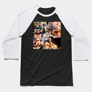 Cats Baseball T-Shirt